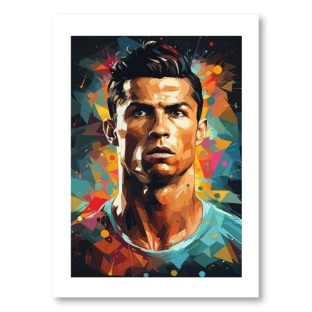 Affiche De Cristiano Ronaldo Pop Art Fuzars