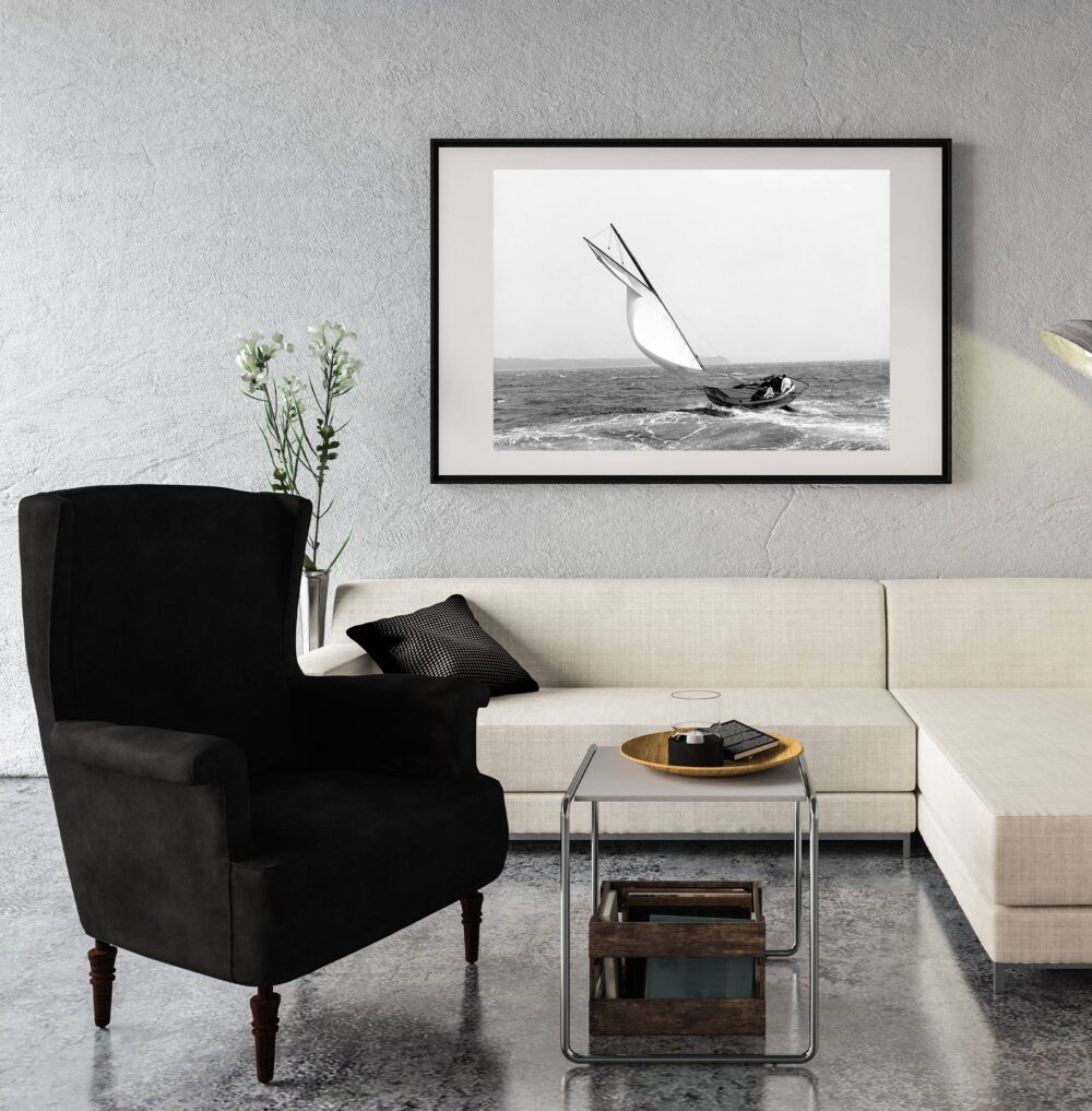 Affiche Voilier naviguant au début du 20e siècle – Image 2