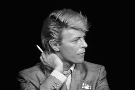 Affiche de David Bowie à Cannes en 1983