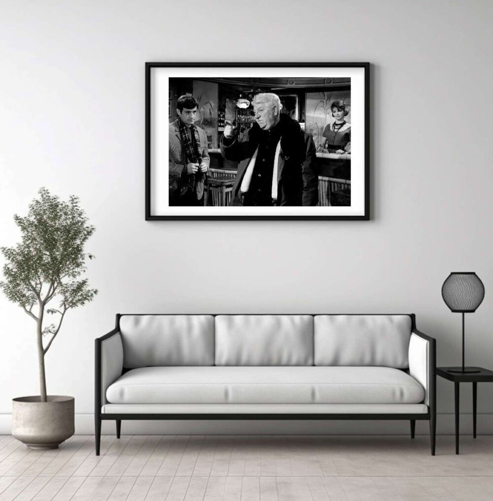 Affiche de Jean Gabin et Jean-Paul Belmondo – « Un Singe en Hiver » – Image 2