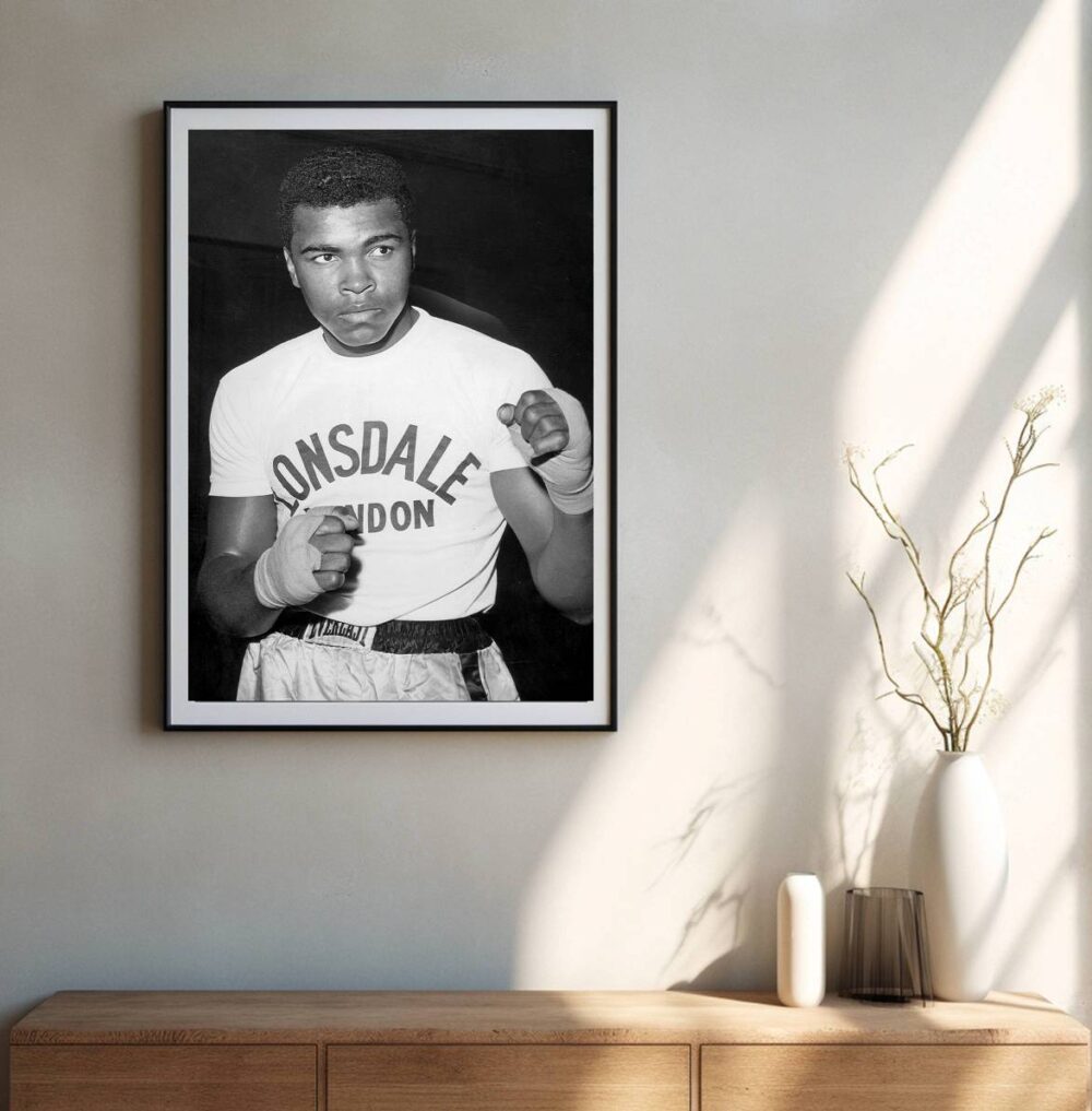 Affiche de Mohamed Ali à l’entrainement en 1963 – Image 2