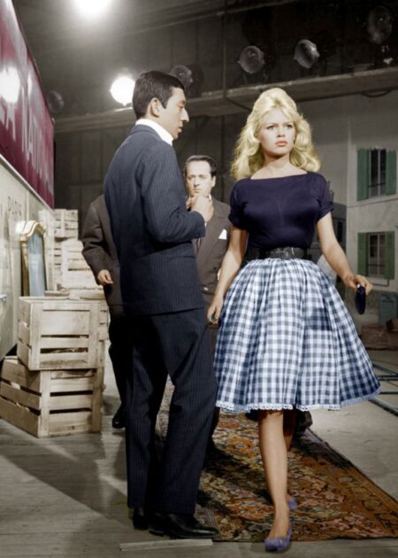 Affiche de Serge Gainsbourg et Brigitte Bardot