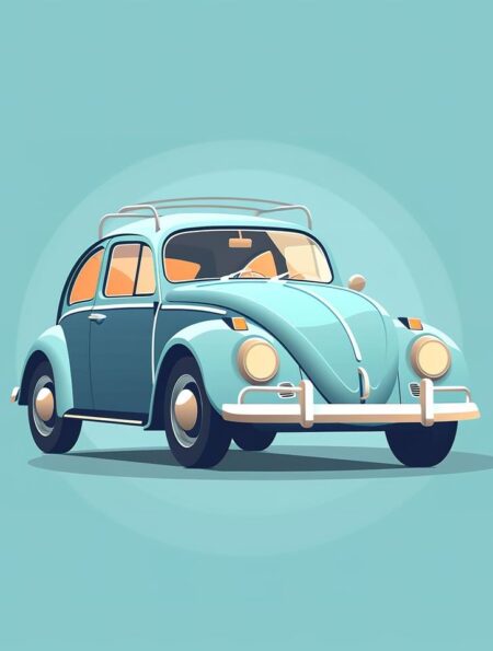 Affiche de la Coccinelle Volkswagen