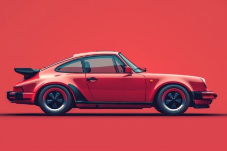 Affiche Colorée – Porsche 911 Vintage