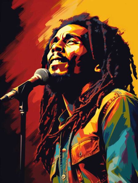 Affiche de Bob Marley – Pop Art