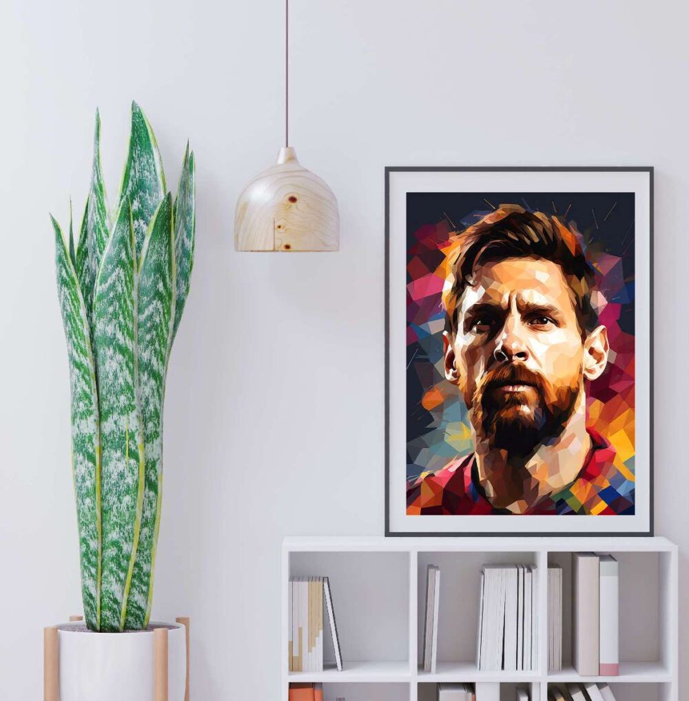 Affiche de Lionel Messi – Pop Art – Image 2