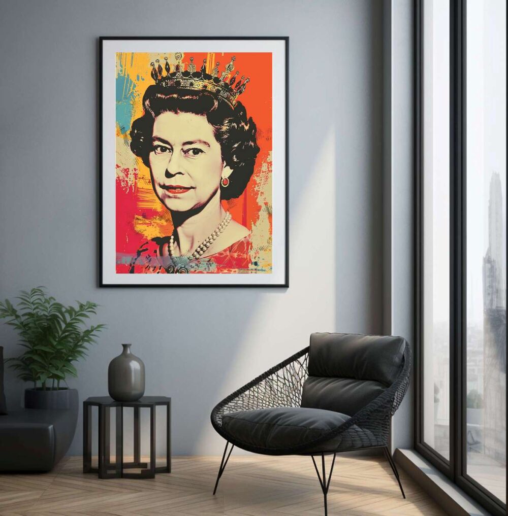 Affiche Queen Elizabeth II – Pop – Image 2