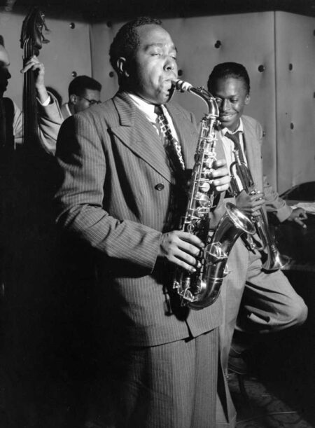 Affiche de Charlie Parker et Miles Davis en 1947