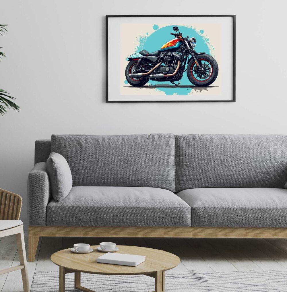Affiche d’une moto Harley Davidson – Image 2