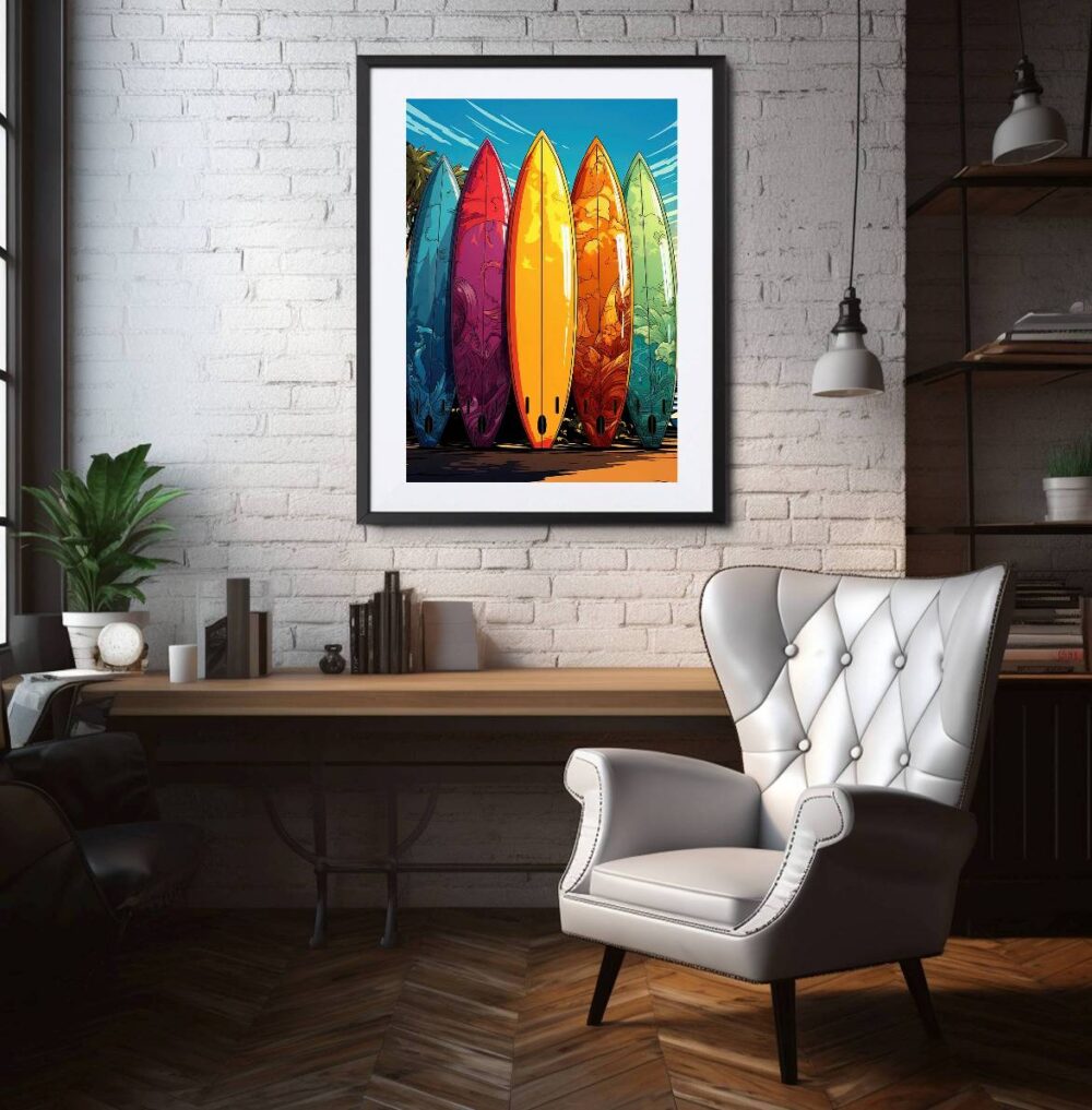 Affiche – illustration Planches de surf – Image 2