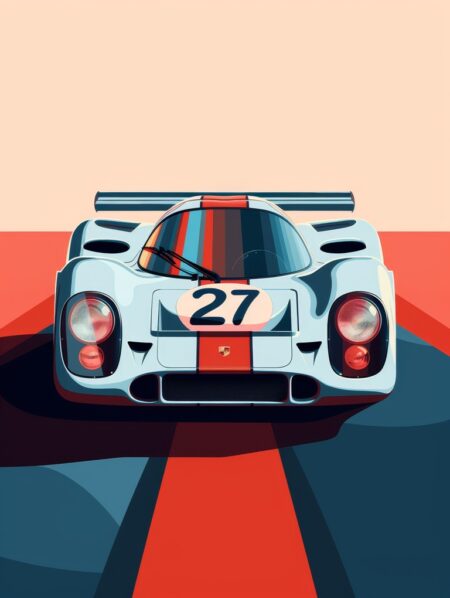 Affiche Porsche 917 – Le Mans