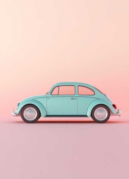 Affiche Volkswagen - Icône Rétro