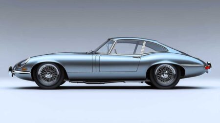 Affiche Jaguar Type-E couleur