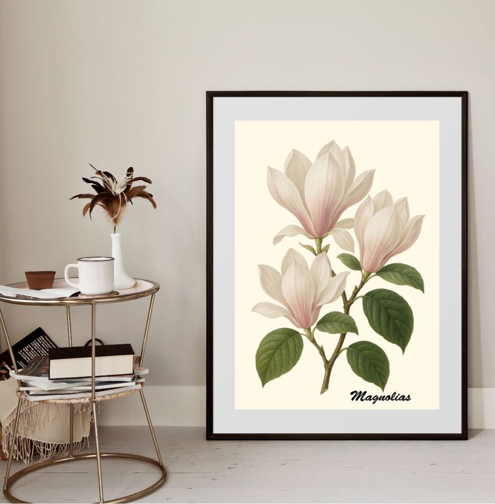 Affiche Botanique Magnolias – Image 2