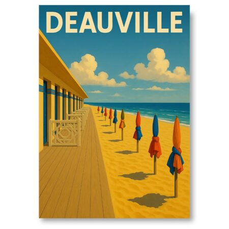 Affiche Planches Deauville