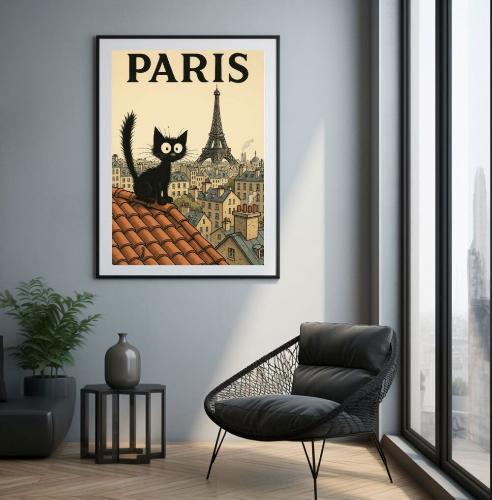 Affiche Chat Parisien – Image 2