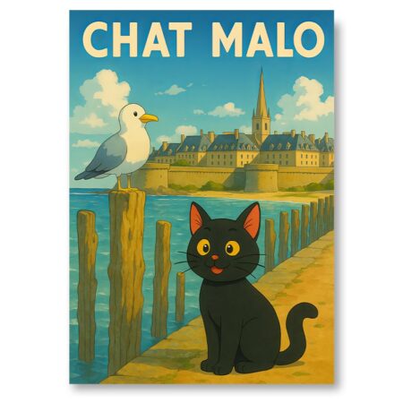 Affiche Chat Malo