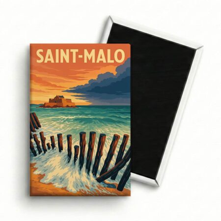 Magnet Saint-Malo ses brise-lames et le fort National