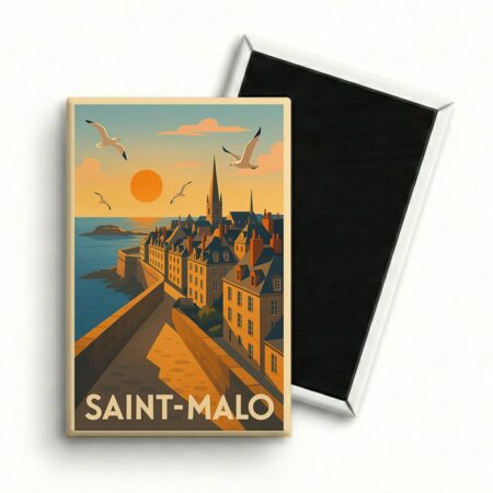 Magnet Saint-Malo – Coucher de Soleil sur les Remparts