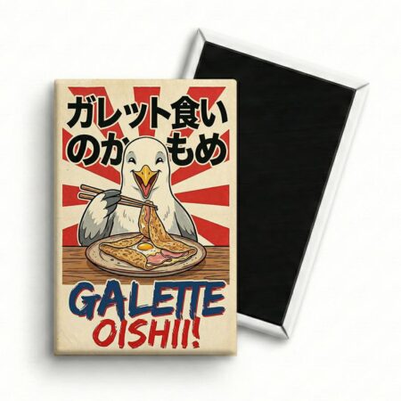 Magnet Saint-Malo – Galette Oishii & Goéland Manga