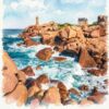 Affiche Côte Granit Rose